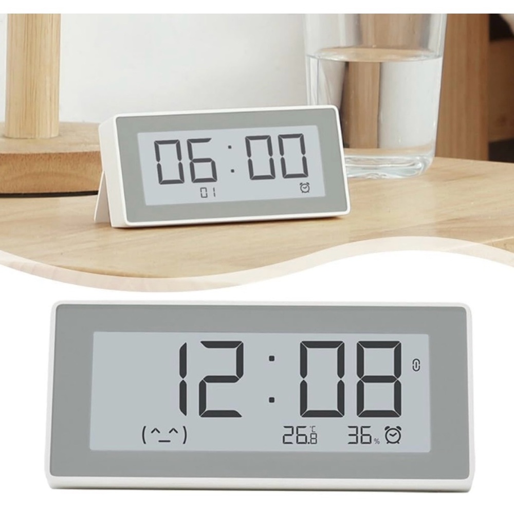 Temperature Humidity Meter E-Ink Screen Smart Clock - Picture 3 of 11